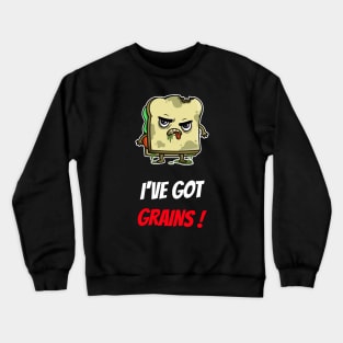 Halloween Cute Sandwich Zombie Crewneck Sweatshirt